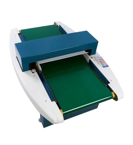 Máy dò kim loại băng tải với đường kính 50 cm