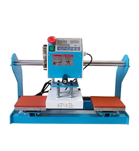 Máy Ép Nhiệt Logo 2 Mâm Ép Bán Tự Động 15x15