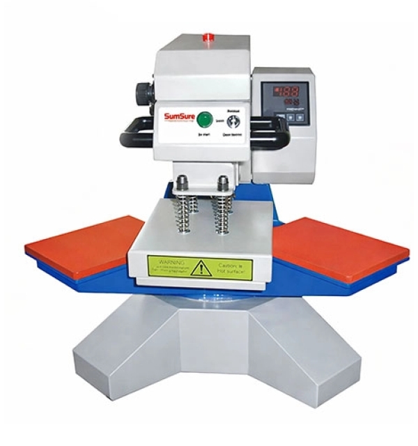 Máy Ép Nhiệt 2 Mâm Xoay Sumsure