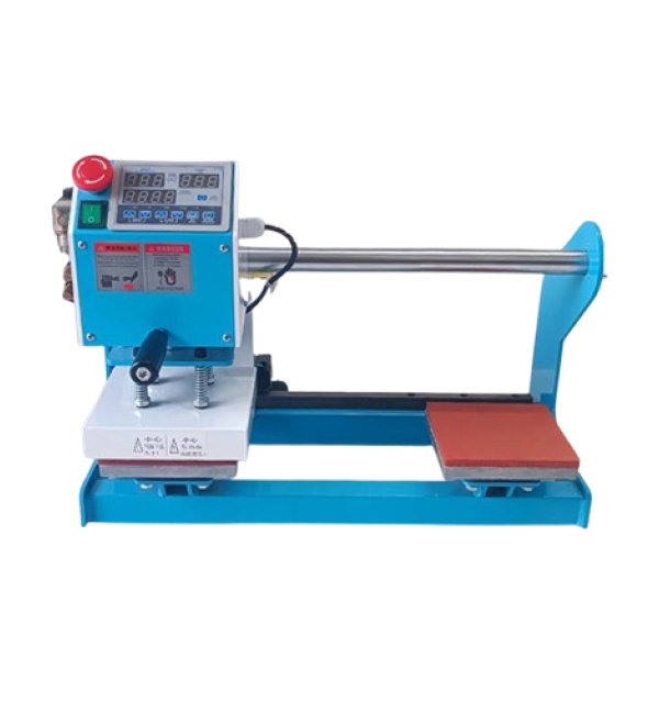 Máy ép nhiệt logo SHENGTAI 2 mâm ép 15x20 cm